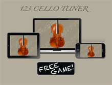 Tablet Screenshot of 123cellotuner.com